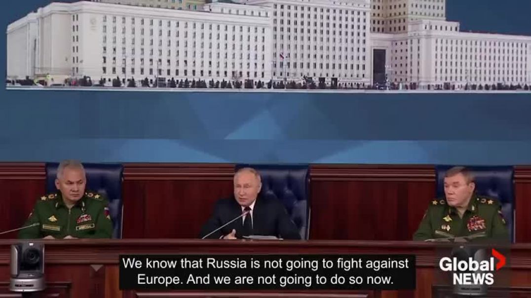 ⁣We will not give up what is ours Putin discusses Ukraine, hybrid war with West