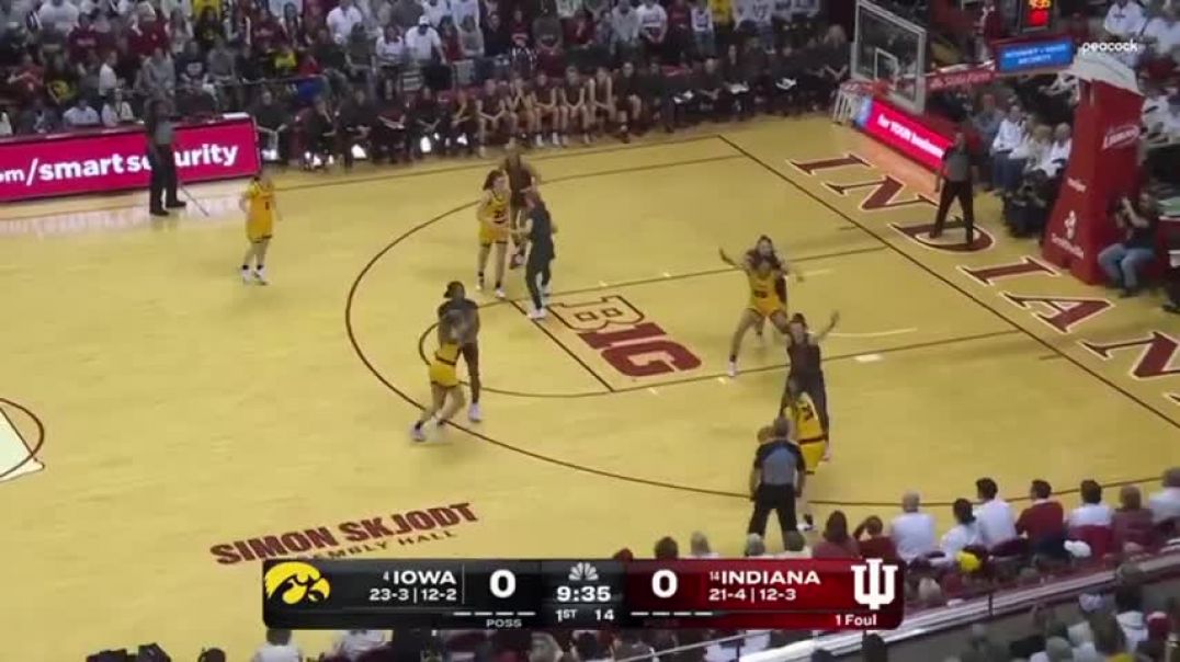 ⁣#4 Iowa vs #14 Indiana Highlights | NCAA Women's Basketball | 2024 College Basketball