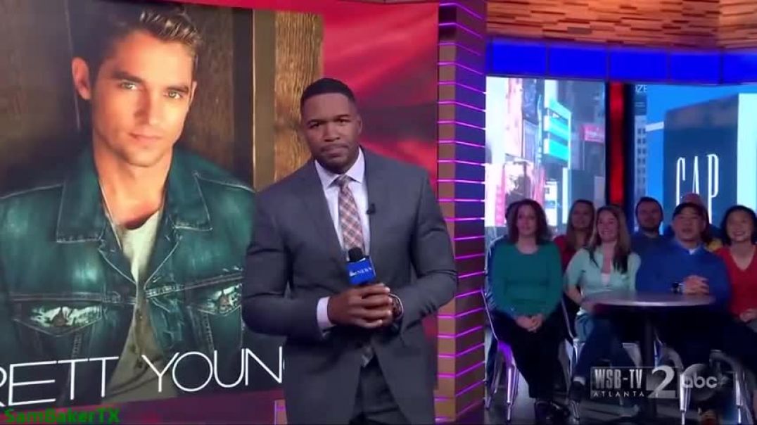 ⁣Brett Young performs Mercy LIVE on Good Morning America 23 April 2018