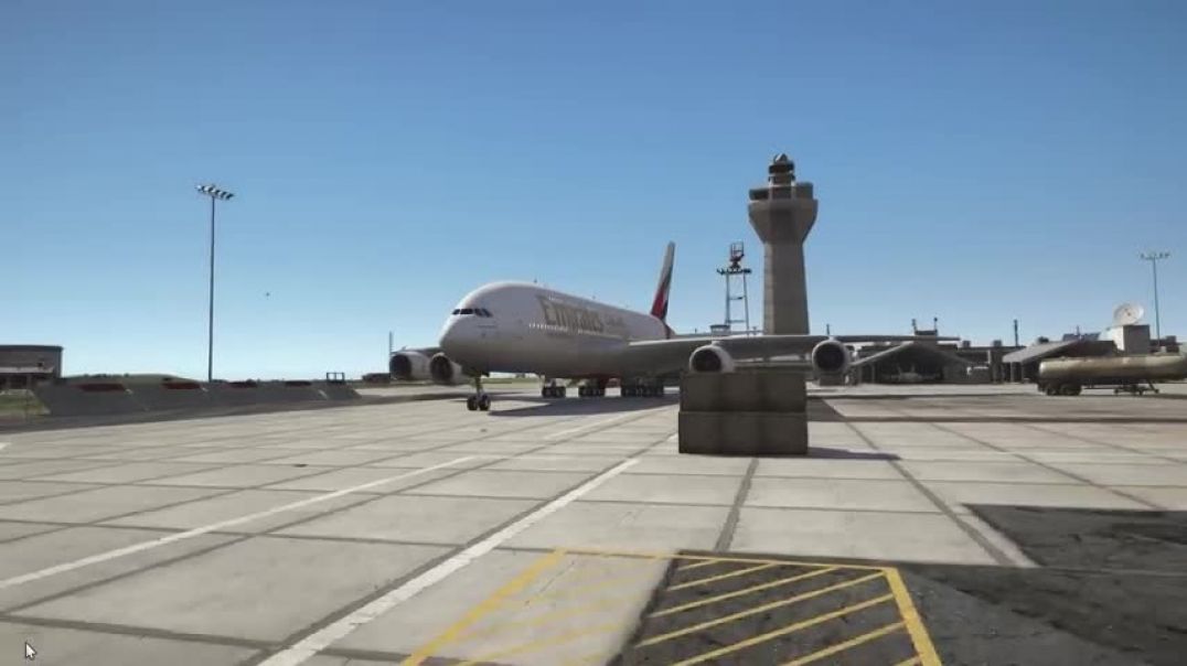 ⁣Gigantic A380 Emergency Landing On A Bridge After Engine Explodes   GTA 5