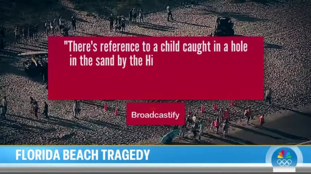 ⁣Girl dies after sand hole she was digging at the beach collapses
