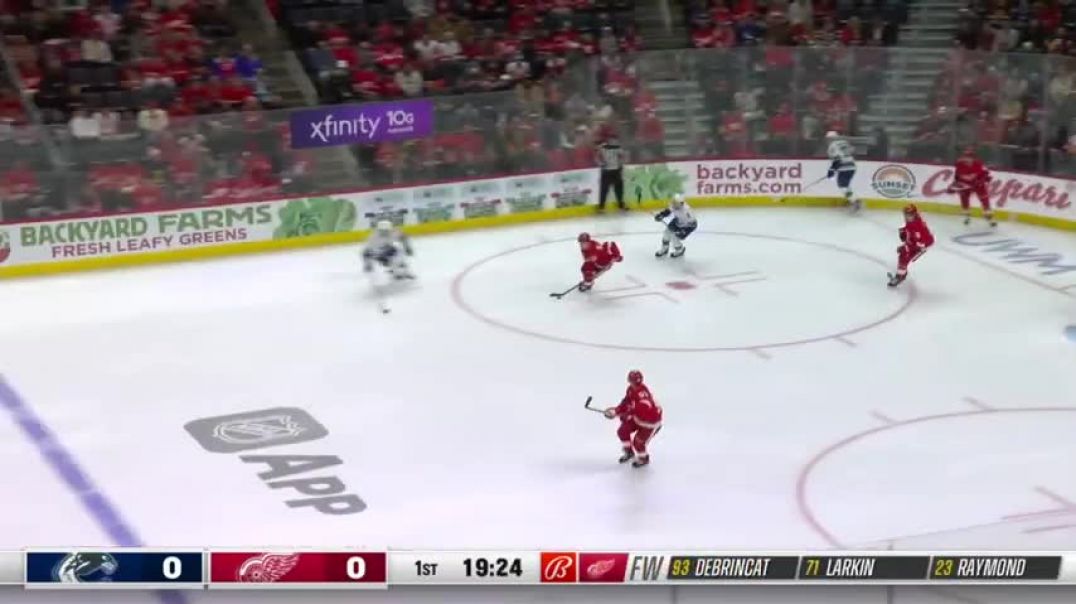 ⁣Vancouver Canucks vs. Detroit Red Wings | Full Game Highlights | NHL on ESPN