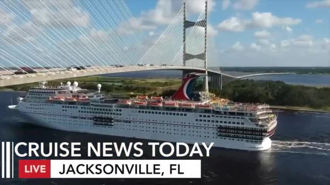 ⁣World's Largest Cruise Ship Christened, Jacksonville might get new cruise ship