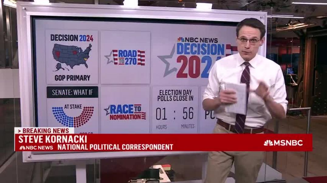 ⁣Steve Kornacki breaks down first South Carolina exit poll results