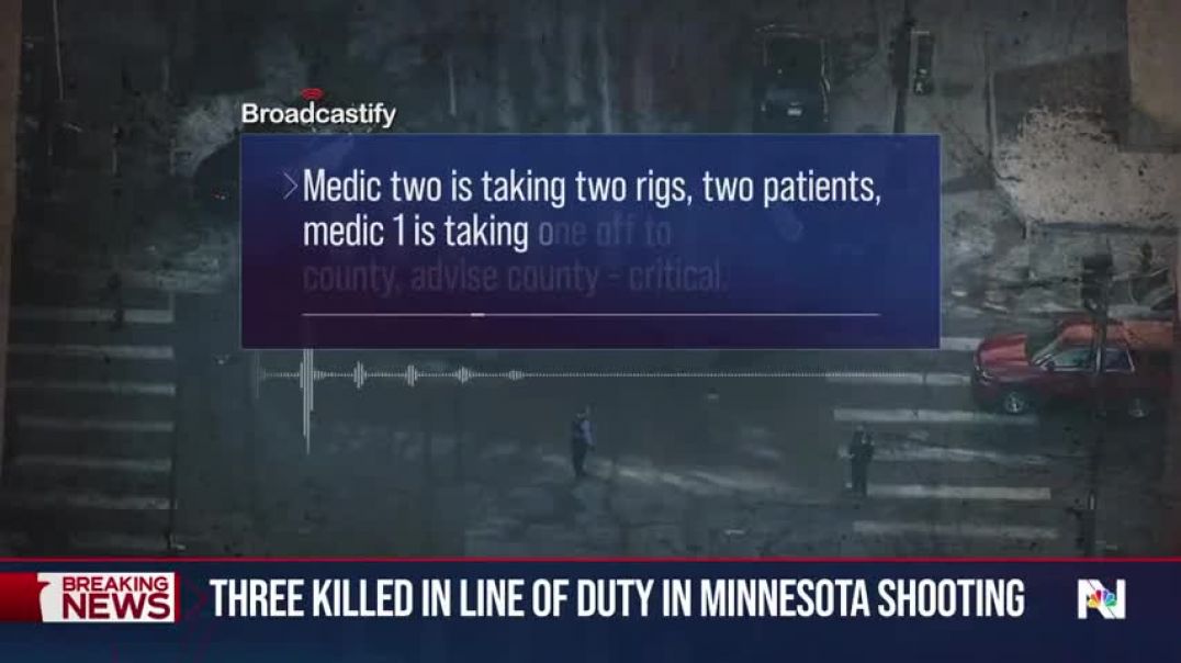 ⁣2 police officers, 1 paramedic killed in MN while responding to domestic abuse report