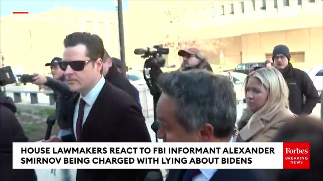 ⁣Matt Gaetz Asked Point Blank About FBI Informant Alexander Smirnov Being Charged With Lying