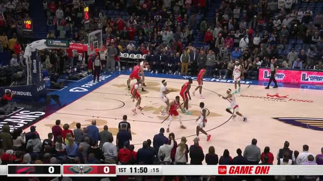 ⁣RAPTORS at PELICANS   FULL GAME HIGHLIGHTS   February 5, 2024