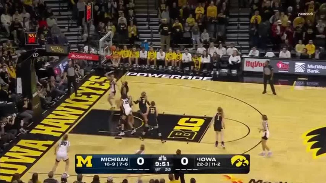 ⁣Caitlin Clark drops 49 PTS and BREAKS all-time NCAAW scoring record vs. Michigan