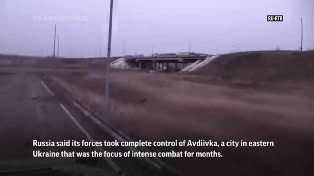 ⁣Russia takes control of Avdiivka after Ukraine withdraws troops
