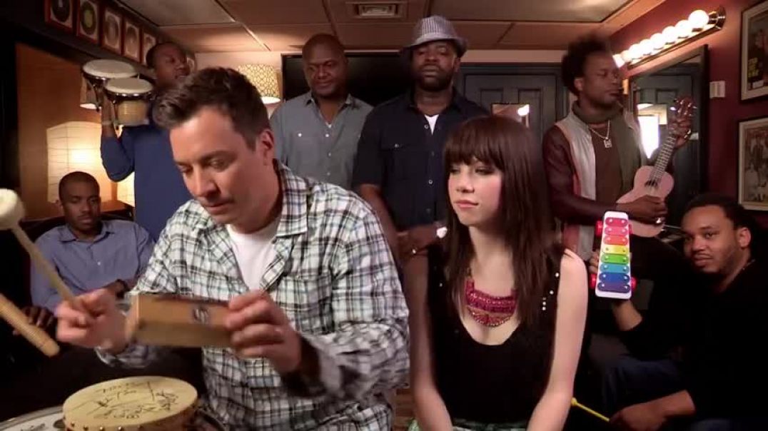 ⁣Jimmy Fallon, Carly Rae Jepsen & The Roots Sing Call Me Maybe (w/ Classroom Instruments)