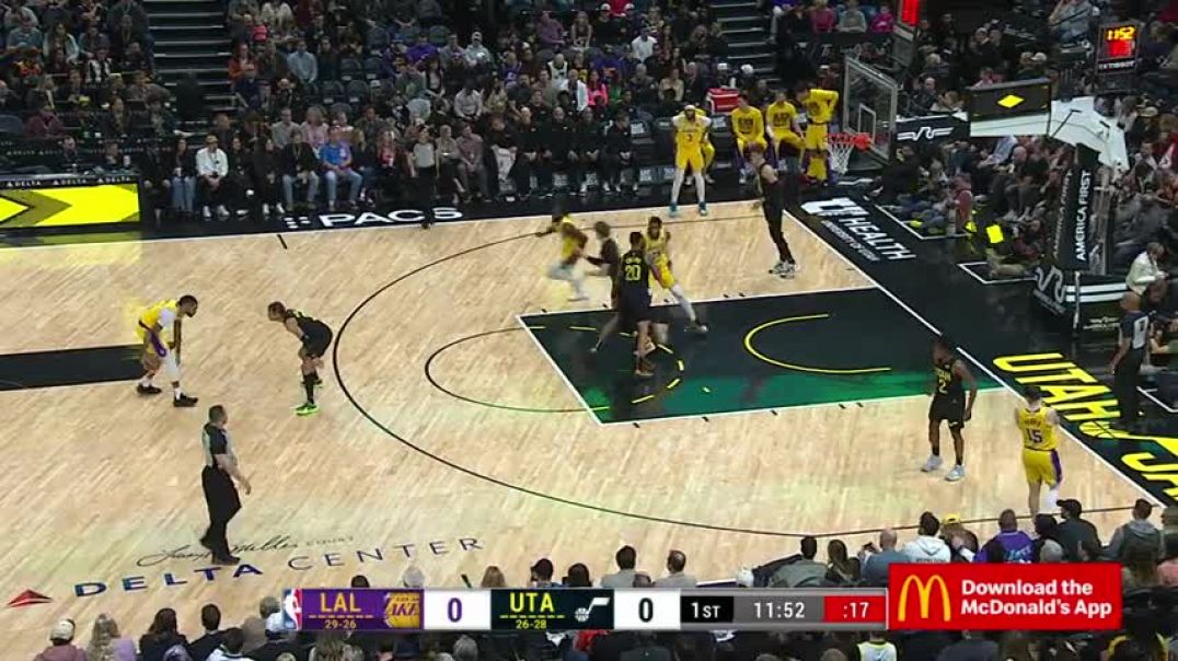 ⁣LAKERS at JAZZ   FULL GAME HIGHLIGHTS   February 14, 2024