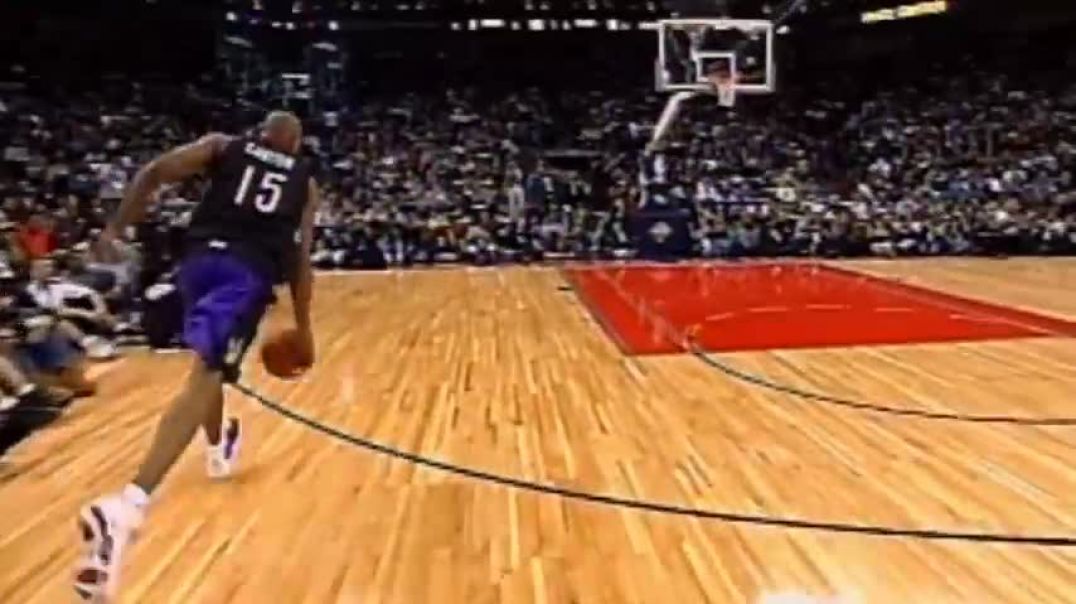 ⁣Vince Carter puts on a show in legendary 2000 Slam Dunk Contest   NBA Highlights