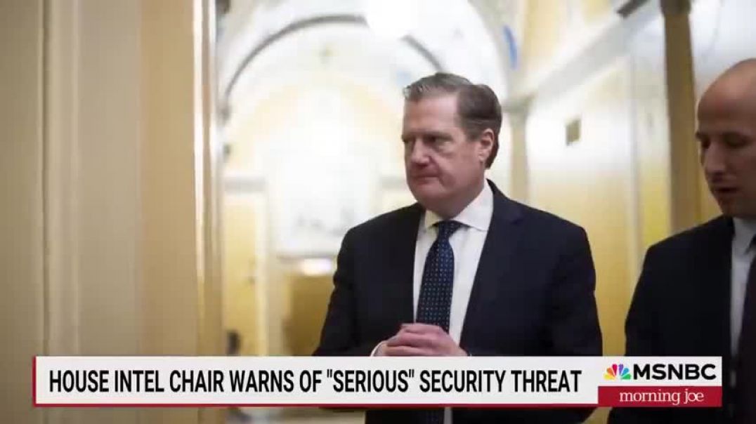 ⁣A little bit bizarre: House Intel chair makes cryptic warning of serious' security threat