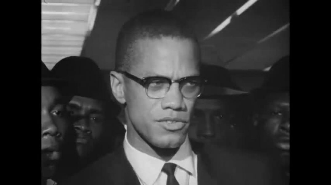 ⁣Malcolm X first interview for British TV (1963)