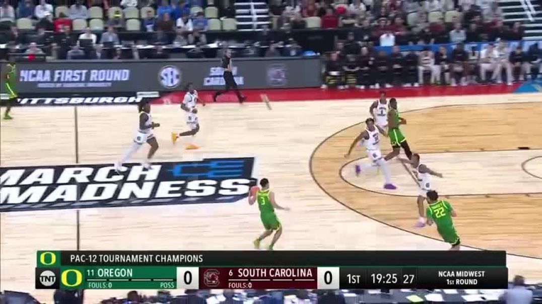 ⁣Oregon vs. South Carolina - First Round NCAA tournament extended highlights