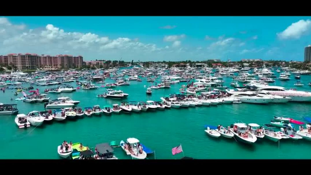 BOCA BASH - CRAZIEST SANDBAR PARTY OF THE YEAR  ( IT WAS FUN )   Droneviewhd ( Part 2 )