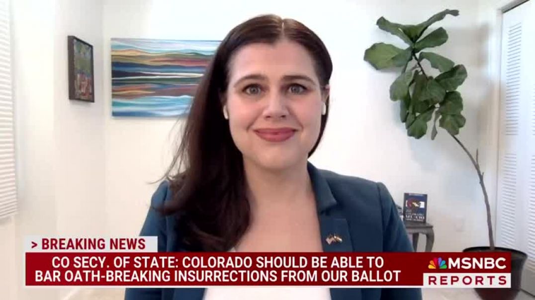 ⁣C.O. State Sec. Jena Griswold: My larger reaction is disappointment to SCOTUS ballot ruling