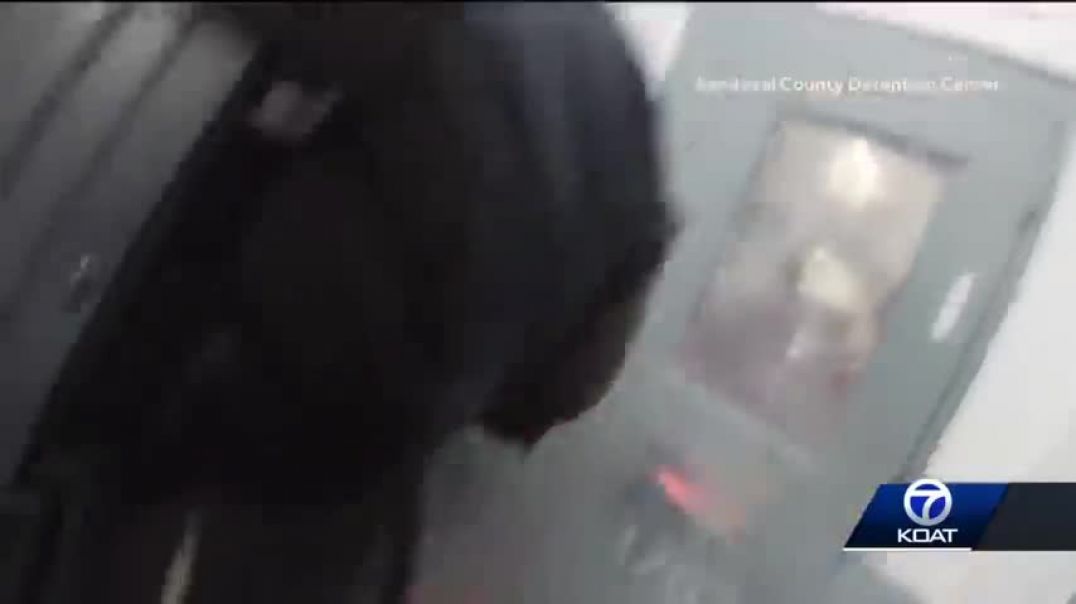 ⁣Jail riot captured on surveillance video