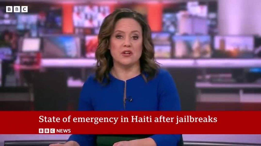 ⁣Haiti declares emergency after gangs free 4,000 inmates   BBC News
