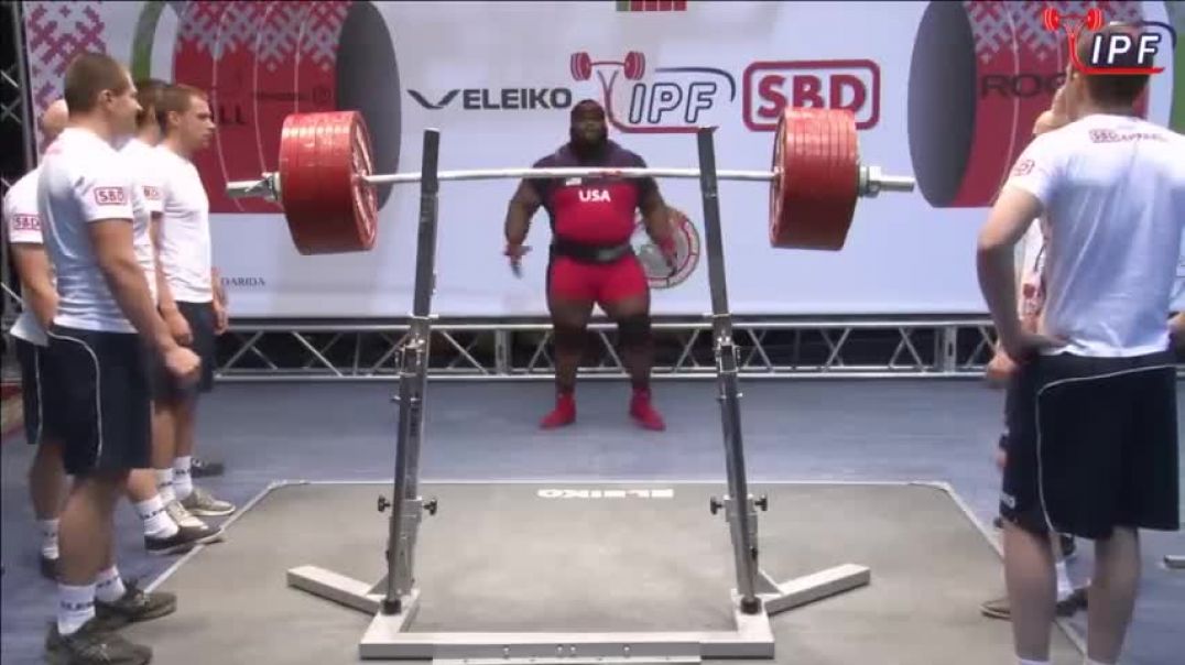 ⁣Ray Williams - 1090kg 1st Place 120+kg - IPF World Classic Powerlifting Championships 2017