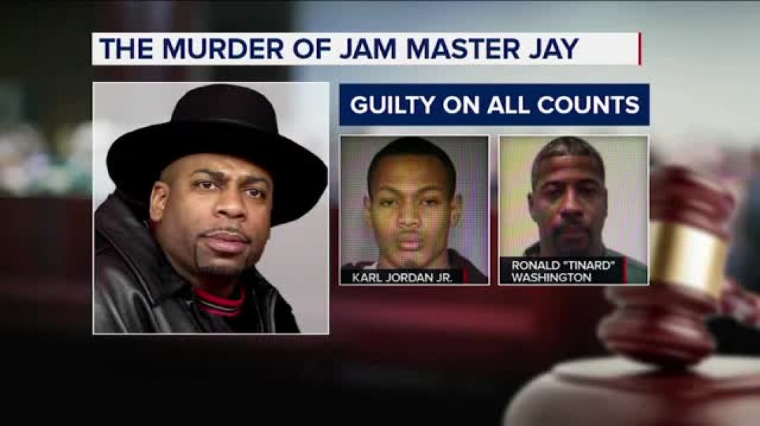 ⁣2 men found guilty of all charges in 2002 Run-DMC's Jam Master Jay murder trial in New York