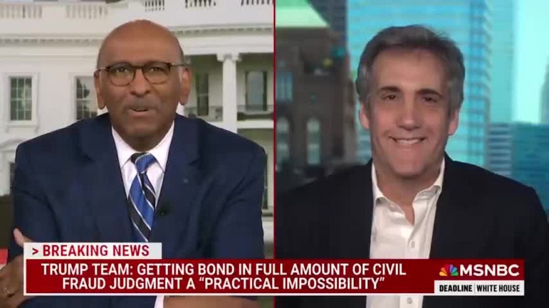 ‘No joke’ Michael Cohen sounds the alarm on Trump getting money from foreign nations to pay bills