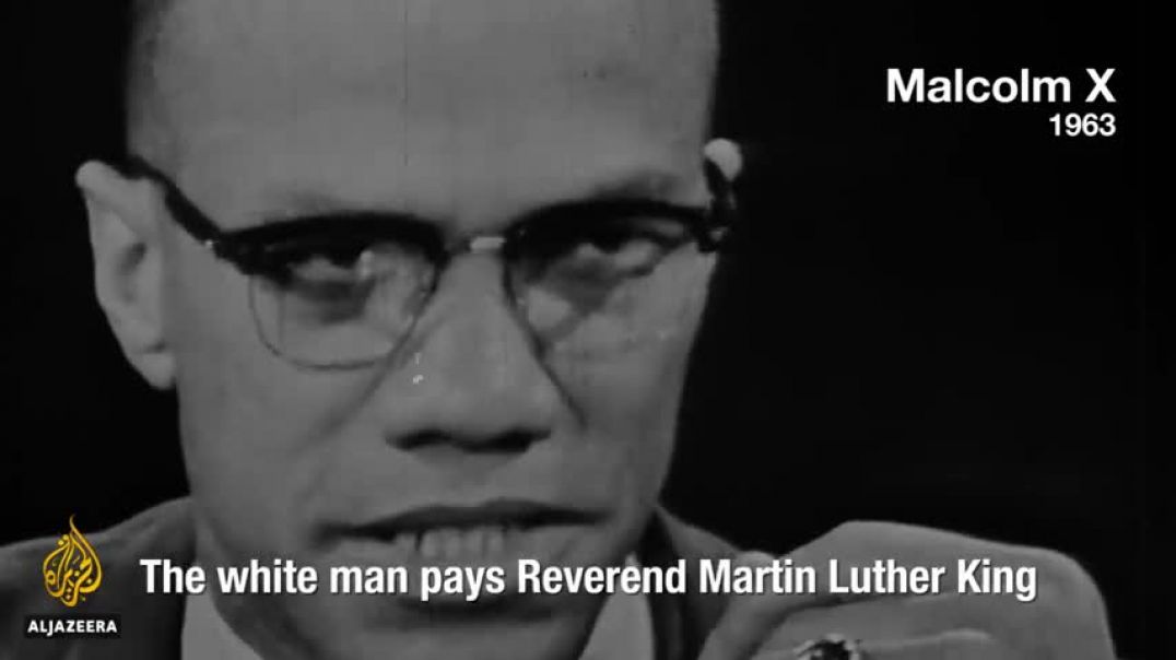 ⁣Malcolm X versus Martin Luther King Jr