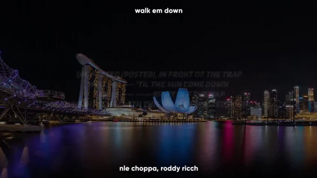 ⁣NLE Choppa - Walk Em Down (Clean - Lyrics) ft. Roddy Ricch