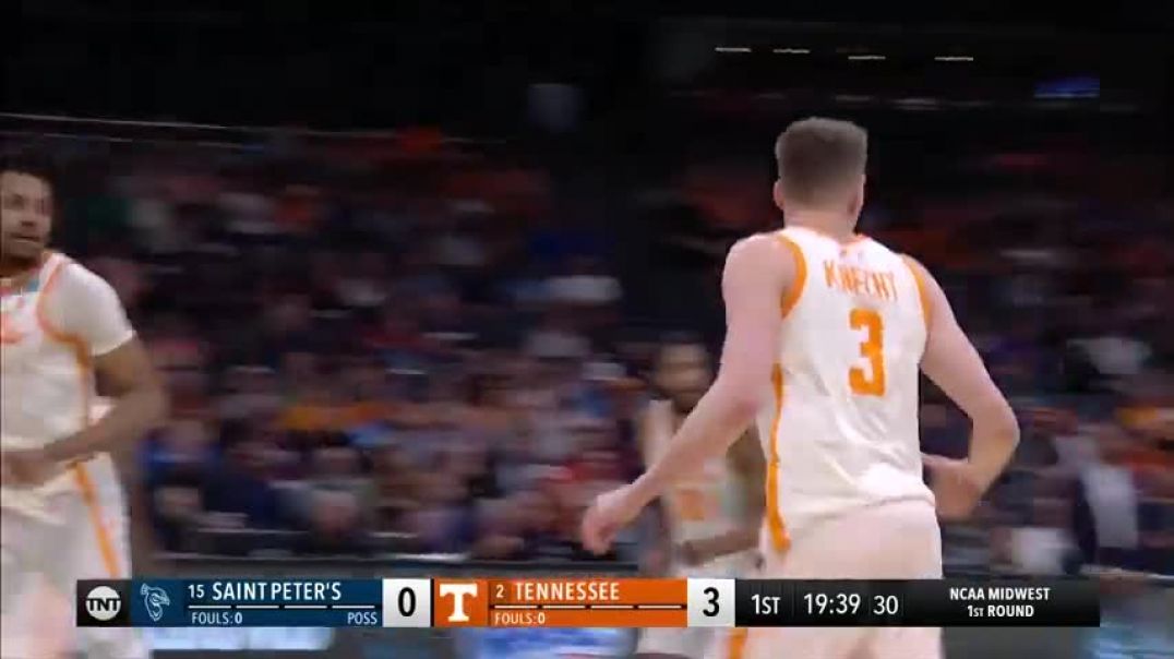 ⁣Tennessee vs. St. Peters - First Round NCAA tournament extended highlights