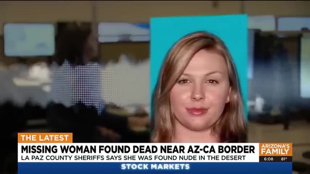⁣Missing woman found dead near Arizona-California border