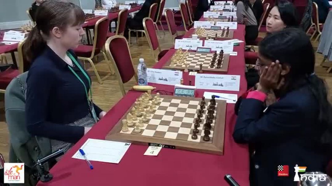 ⁣Battle of the future GMs IM Eline Roebers v IM Vaishali R   FIDE Grand Swiss 2023 Women