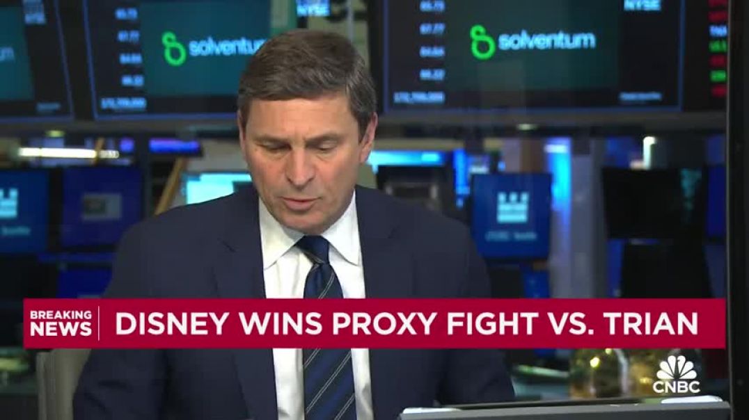 ⁣Disney wins proxy fight with Nelson Peltz's Trian Partners