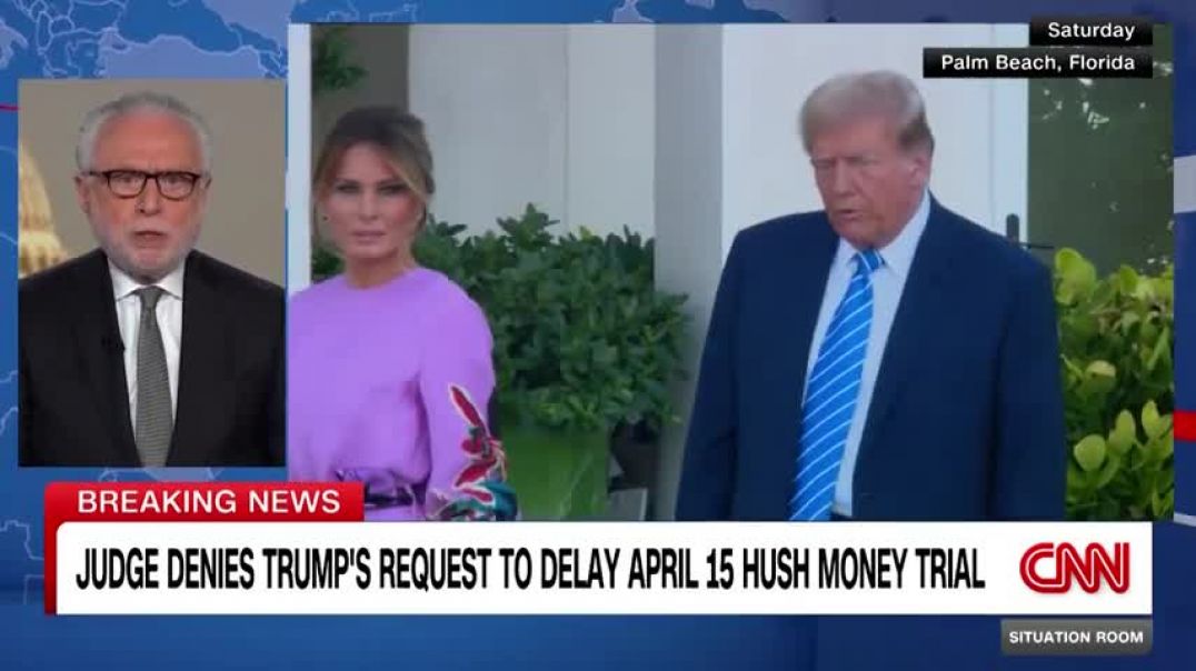 ⁣Judge denies Trump's ask to delay start of the hush money trial
