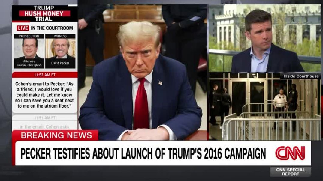 ⁣A profound betrayal: Stelter reacts to Pecker's testimony about Trump