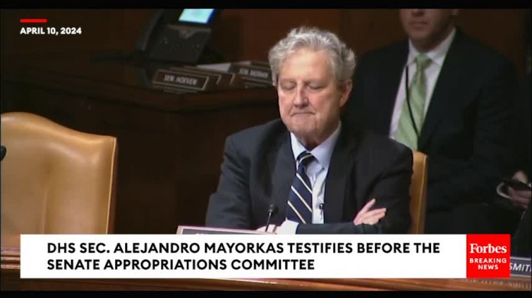 BREAKING John Kennedy And Mayorkas Clash About Illegal Immigrants Affecting Redistricting