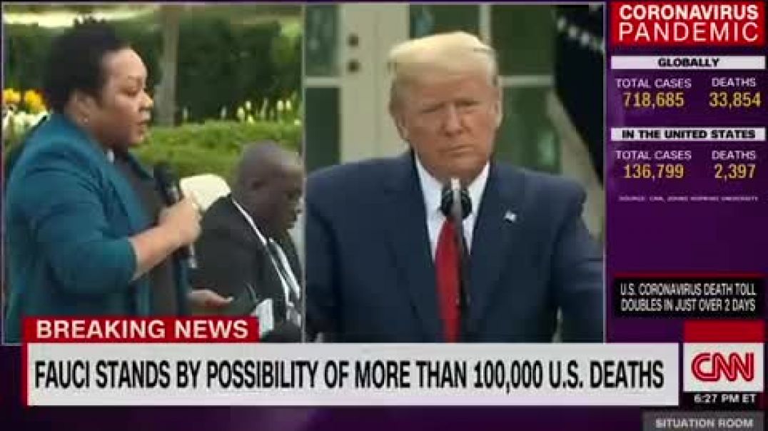⁣Trump Attacks Reporter Yamiche Alcindor For Quoting Him Directly   NowThis