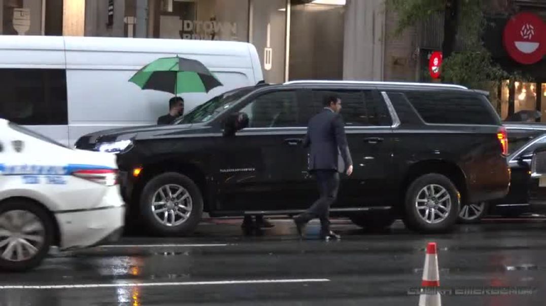Manhattan motorcade madness with world leaders (incl. Prince William) in traffic in the rain 🌧️