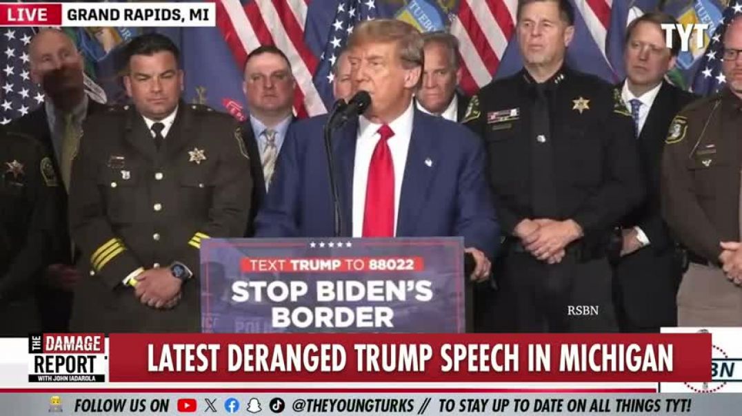 ⁣Trump Rally COLLAPSES Into Chaos After Devastating Threat On Stage #TDR