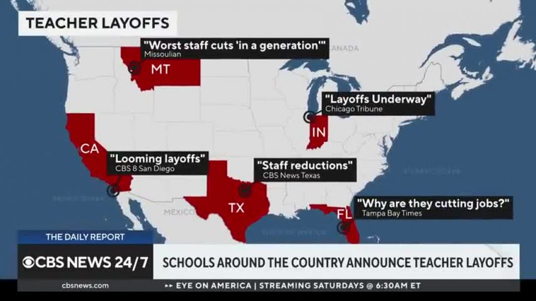 ⁣Schools across U.S. announce teacher layoffs