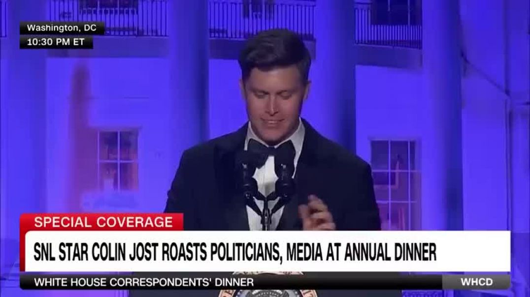 ⁣Watch Colin Jost roast Biden, Trump and others at White House Correspondents’ Dinner