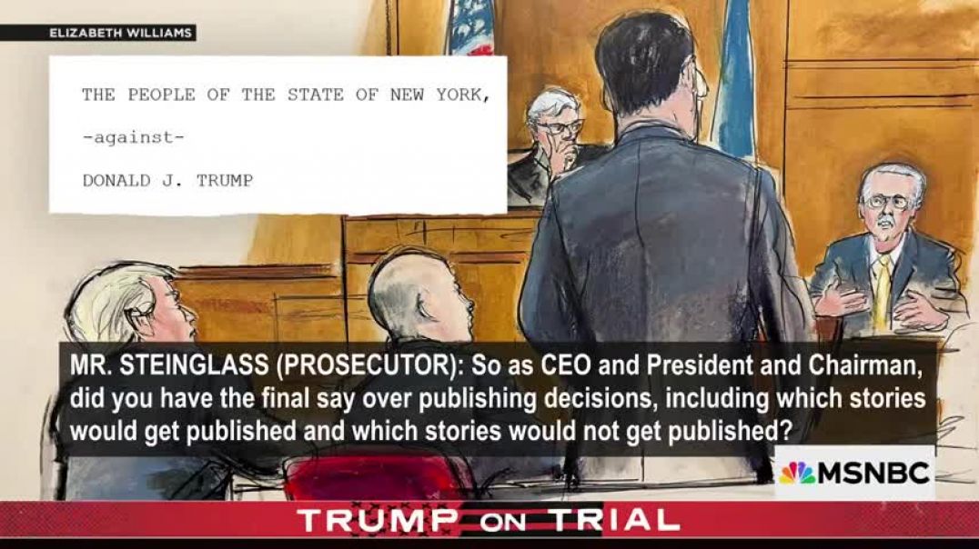 ⁣Prosecutors use National Enquirer witness to show Trumps in-plain-sight election influence scheme