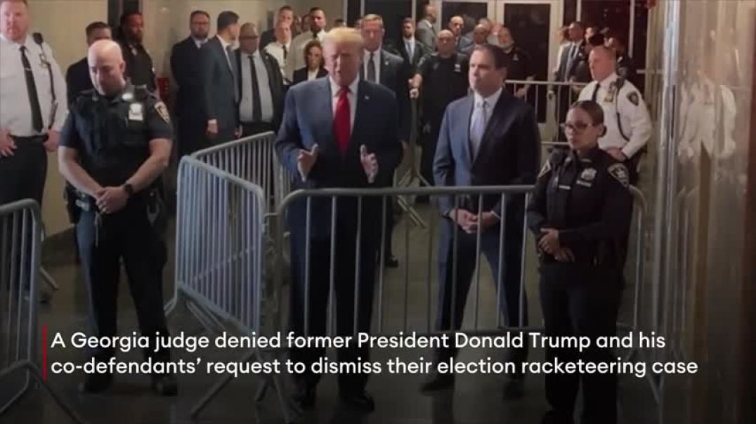 BREAKING NEWS: Georgia Judge Rejects Trump's Challenges To Election Racketeering Case
