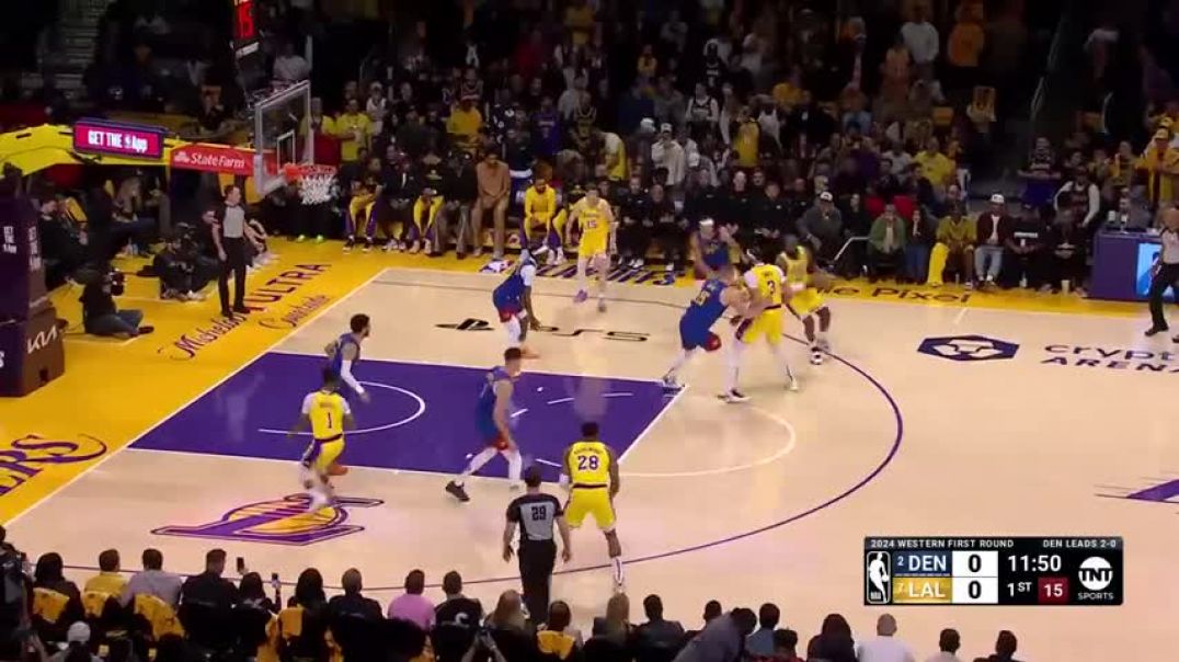 ⁣#2 NUGGETS at #7 LAKERS   FULL GAME 3 HIGHLIGHTS   April 25, 2024
