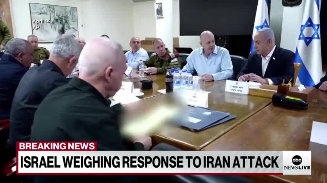 ⁣Israel says it 'will indeed respond' to Iran's attack