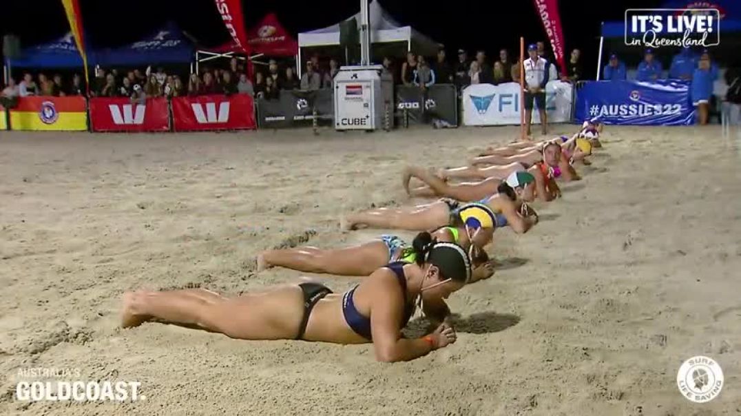 Aussies 2022   Open Female Beach Flags Final