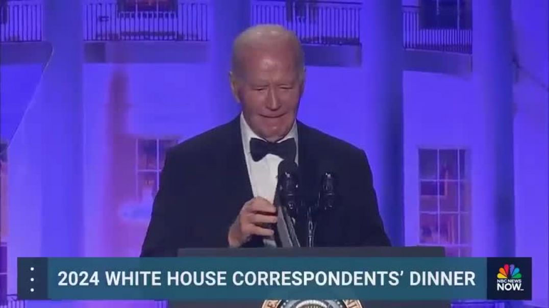 ⁣Watch Biden's full remarks at the 2024 White House Correspondents’ dinner