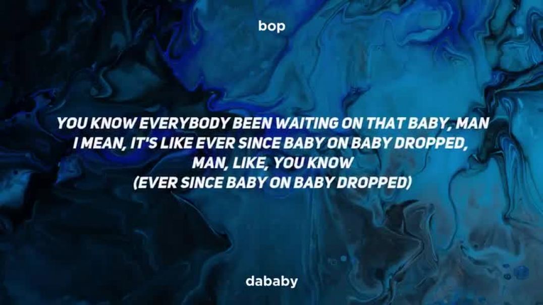 ⁣DaBaby - BOP (Clean - Lyrics)
