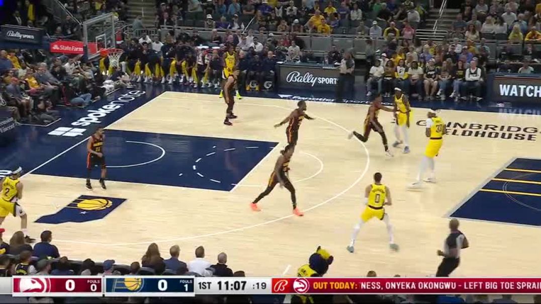 ⁣HAWKS at PACERS   FULL GAME HIGHLIGHTS   April 14, 2024