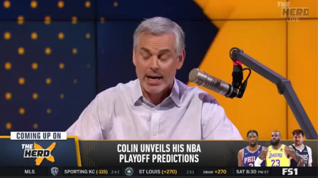 ⁣THE HERD   Colin Cowherd unveils his bold predictions for the NBA playoffs