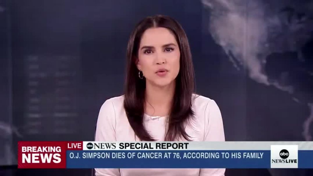 ⁣LIVE: O.J. Simpson dies of cancer at 76 | ABC News